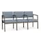Lesro Lenox 3 Seat Tandem Seating W/ Arms, 64.5 in W 24.5 in L 32 in H LS3103 - alternate 1